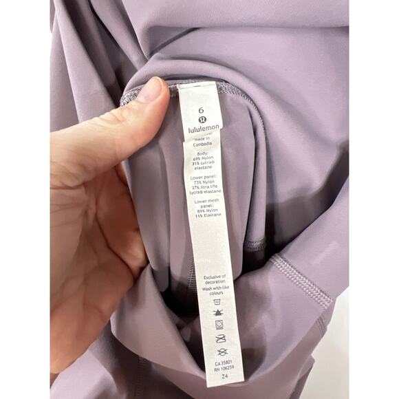 Lululemon Wunder Under Scalloped Hem High-Rise Fold-over Legging 6 Gym Sporty - Picture 9 of 12
